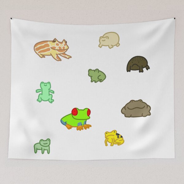Item preview, Family Of Frogs Sticker Pack designed and sold by casserolestan.