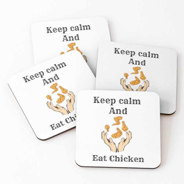 Item preview, Keep calm and eat chicken  designed and sold by Bms1996.