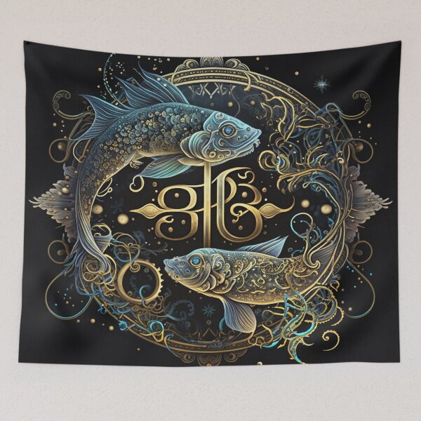 Item preview, Steampunk Astrology (Pisces) - Sticker and T-Shirt Design designed and sold by MindAsylum.
