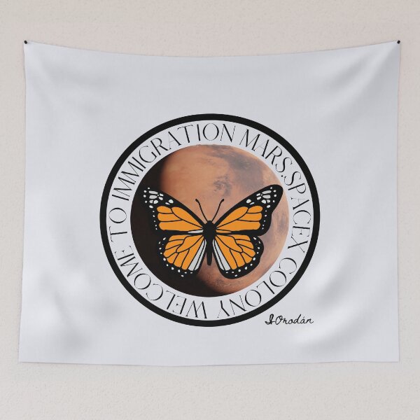 Item preview, SPACEX FANS UNITE-WELCOME TO MARS, IMMIGRATION designed and sold by IORODAN.