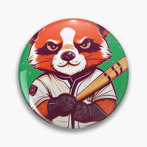 Item preview, Red Panda Slugger Baseball designed and sold by shashtopia.