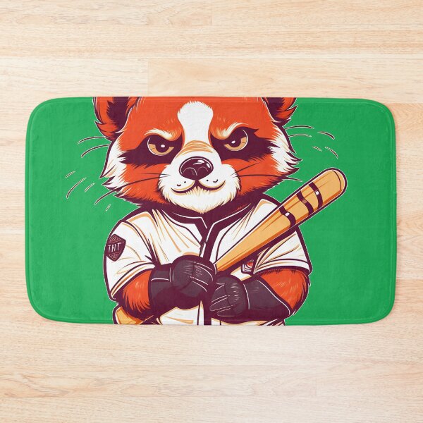 Item preview, Red Panda Slugger Baseball designed and sold by shashtopia.