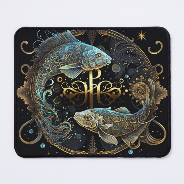 Item preview, Steampunk Astrology (Pisces) #2 - Sticker and T-Shirt Design designed and sold by MindAsylum.