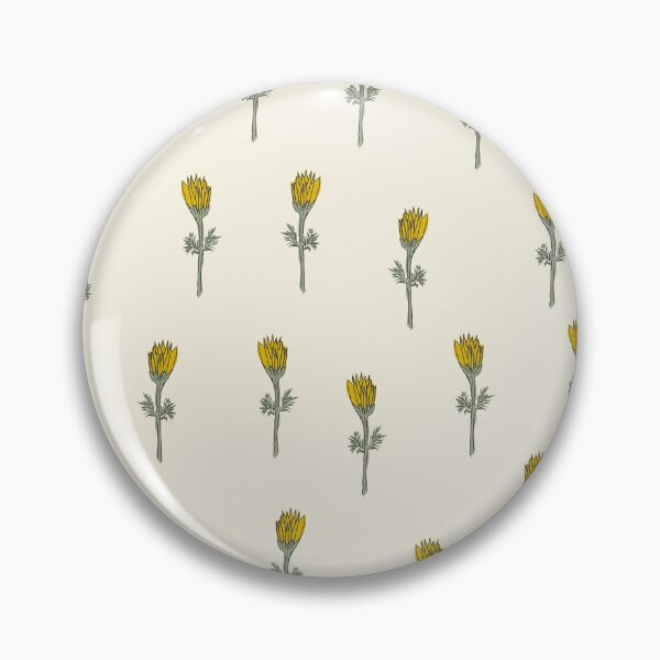 Item preview, Daisy small yellow with gray background designed and sold by cezidesign.