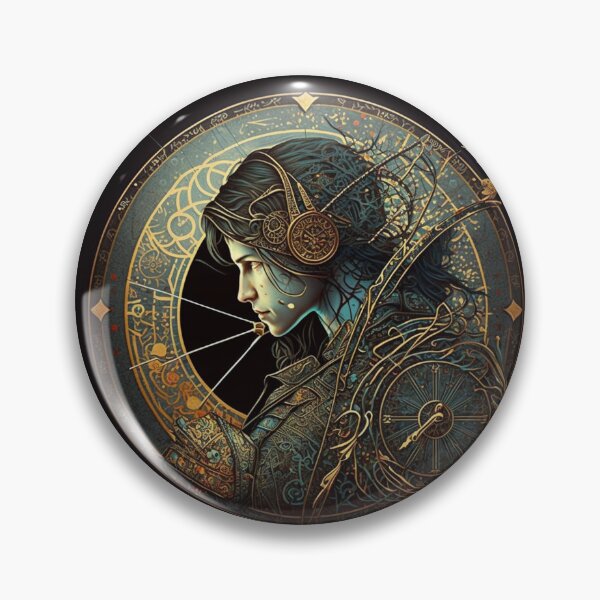 Item preview, Steampunk Astrology (Sagittarius) - Sticker and T-Shirt Design designed and sold by MindAsylum.