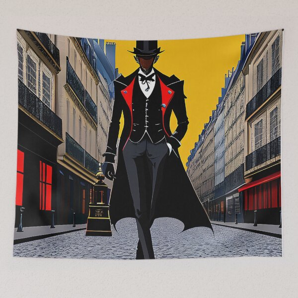 Item preview, Netflix, French series Arsène Lupin designed and sold by Flairh-Art.