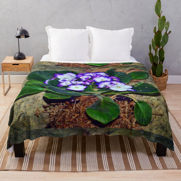 Item preview, Purple White African Violet designed and sold by Savannah Gibbs.