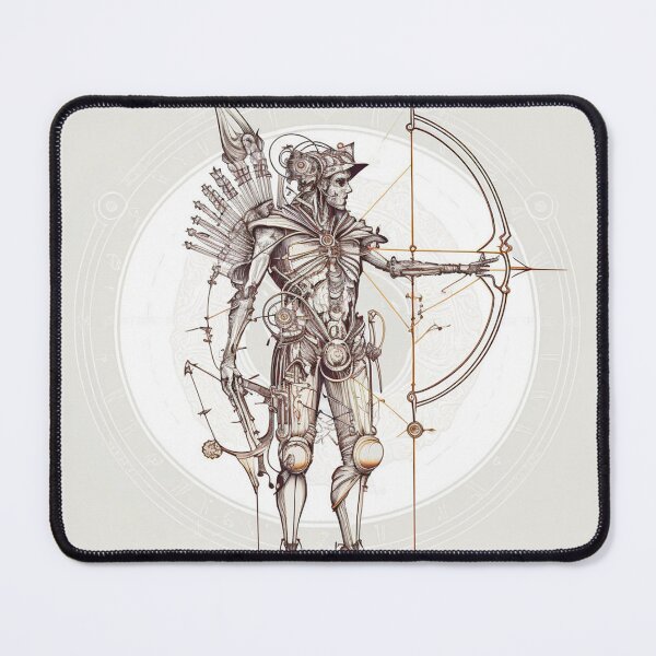 Item preview, Steampunk Astrology (Sagittarius) #3 - Sticker and T-Shirt Design designed and sold by MindAsylum.