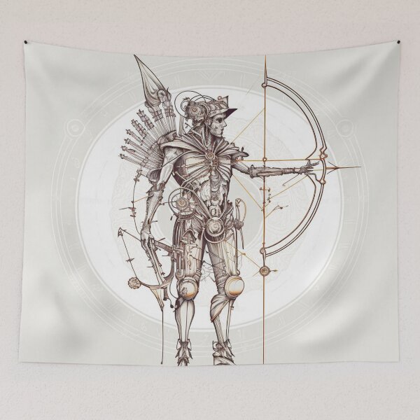 Item preview, Steampunk Astrology (Sagittarius) #3 - Sticker and T-Shirt Design designed and sold by MindAsylum.