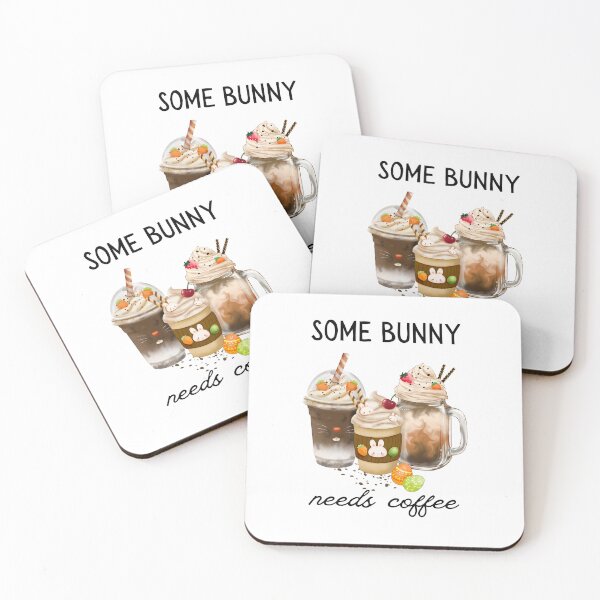 Item preview, Some bunny needs coffee designed and sold by SushiAnn.