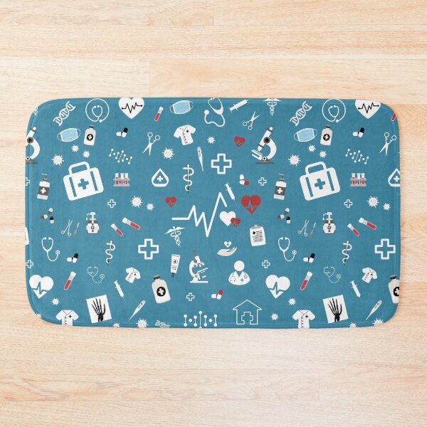 Item preview, NHS Medical Elements Nurse Mom Funny Pattern designed and sold by SoccaTamam.