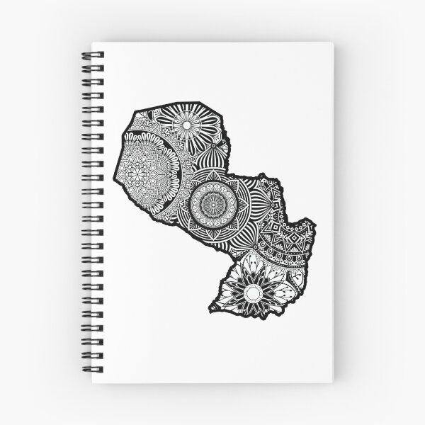 Item preview, Map of Paraguay designed and sold by KatsCanvas.
