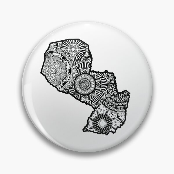 Item preview, Map of Paraguay designed and sold by KatsCanvas.