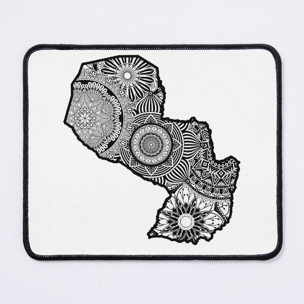 Item preview, Map of Paraguay designed and sold by KatsCanvas.