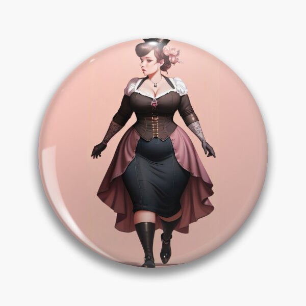 Item preview, BBW Steampunk Lady designed and sold by RaveToTheGrave.