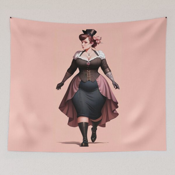 Item preview, BBW Steampunk Lady designed and sold by RaveToTheGrave.