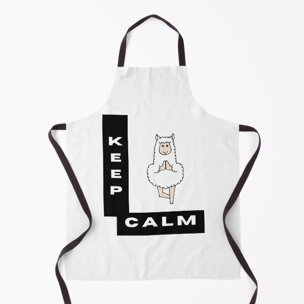 Item preview, Cute Keep Calm Yoga Lamb Meme designed and sold by HanaiPrint.