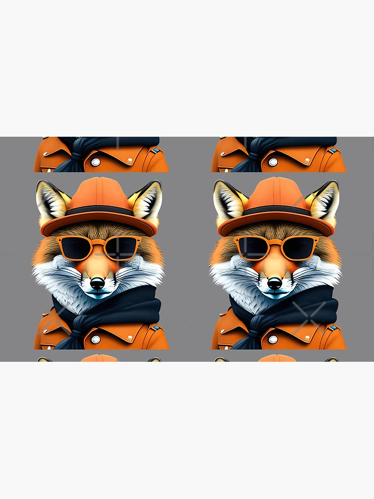 Thumbnail 4 of 4, Coffee Mug, Rapper-style fox designed and sold by Rui Fernandes.