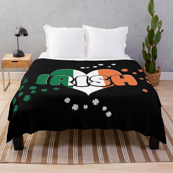 Item preview, Irish Love St. Patrick's Day in Black background designed and sold by HectorCantres.