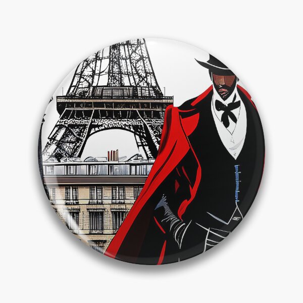 Item preview, Arsène Lupin, Eiffel Tower, Netflix designed and sold by Flairh-Art.