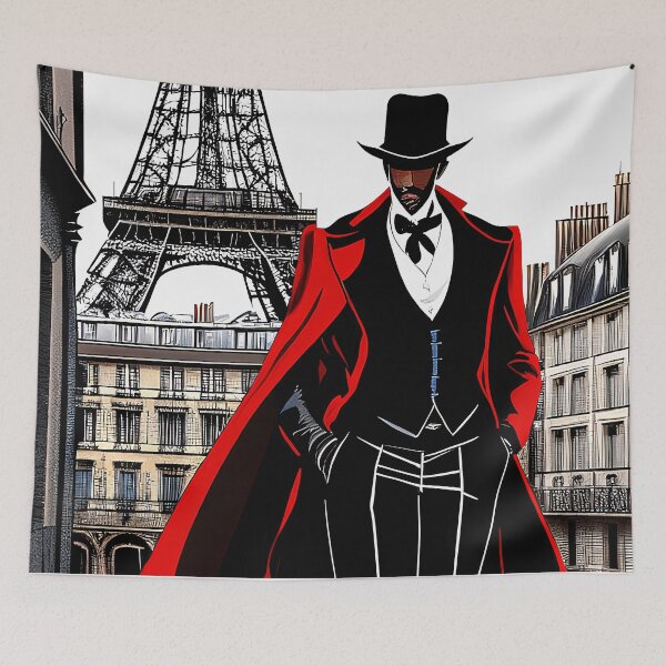 Item preview, Arsène Lupin, Eiffel Tower, Netflix designed and sold by Flairh-Art.