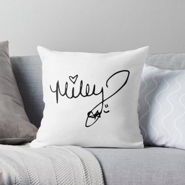 Miley Cyrus autograph Cojín
