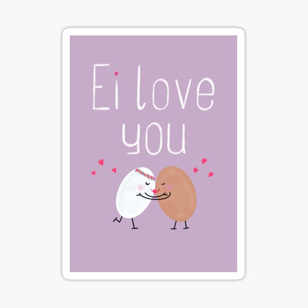 Je t'aime Sticker