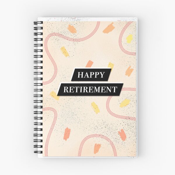Item preview, Happy Retirement Modern Simple designed and sold by ChloesNook.