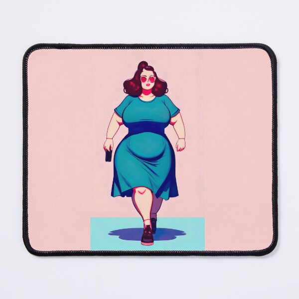 Item preview, BBW Cartoon Lady designed and sold by RaveToTheGrave.
