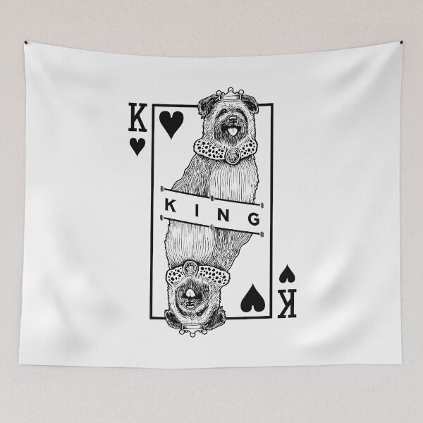 Item preview, Pyrenean Shepherd King Of Hearts Funny Sheepdog Lover designed and sold by GrandeDuc.