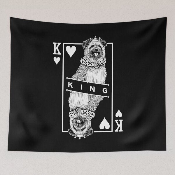 Item preview, Pyrenean Shepherd King Of Hearts Funny Sheepdog Lover designed and sold by GrandeDuc.