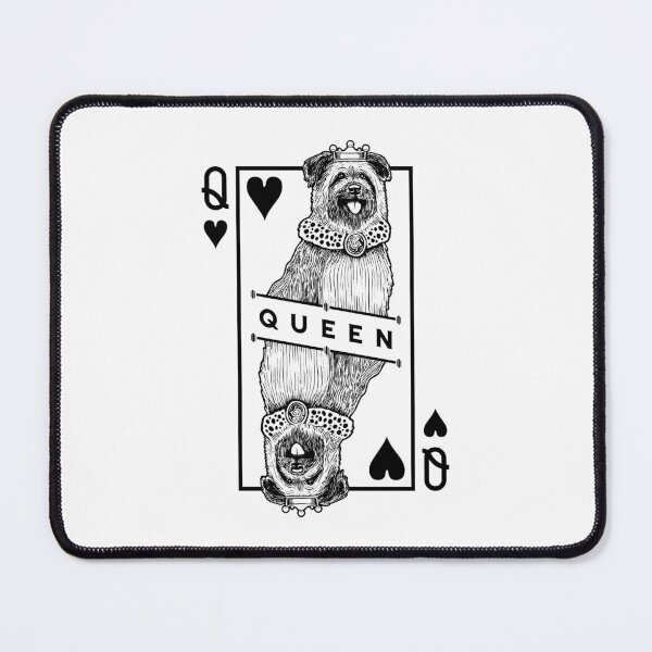 Item preview, Pyrenean Shepherd Queen Of Hearts Funny Sheepdog Lover designed and sold by GrandeDuc.