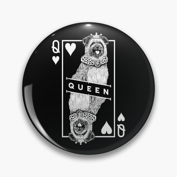 Item preview, Pyrenean Shepherd Queen Of Hearts Funny Sheepdog Lover designed and sold by GrandeDuc.