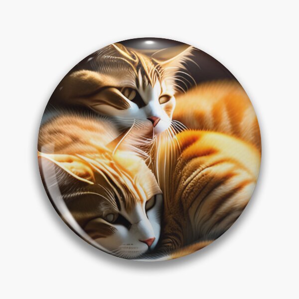Artikelvorschau, A pair of cats snuggled up together, grooming each other or napping in a cozy spot. entworfen und verkauft von Bernsteinhaus.