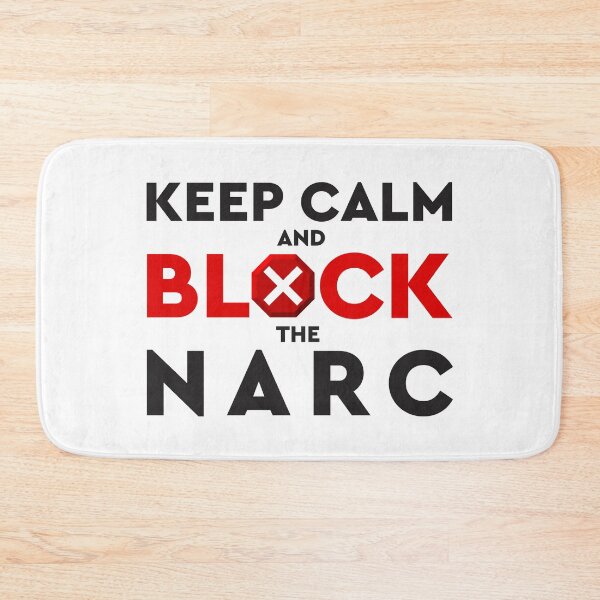 Item preview,  Keep Calm Narcissism Abuse Survivor Black White And Red Typography designed and sold by Zazizu.