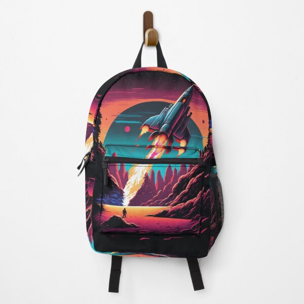 Item preview, 80s Synthwave Space Rocket designed and sold by RESToRAPTOR.
