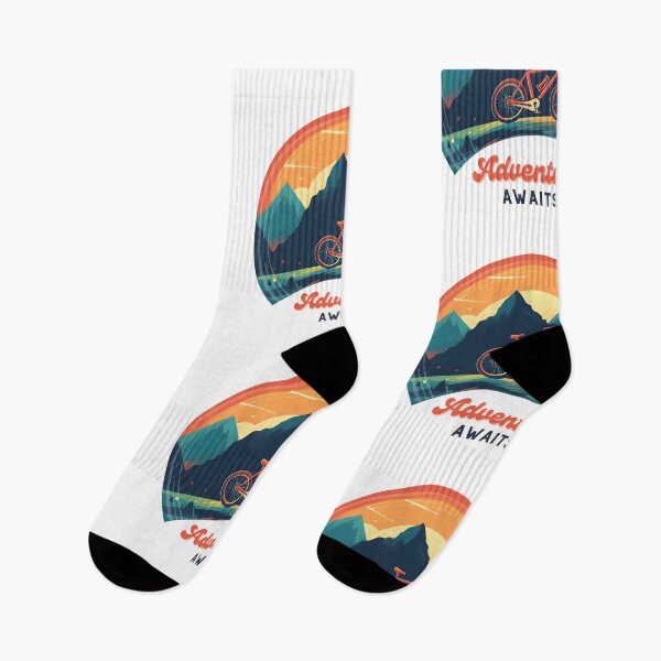Item preview, Mountain Biking Through the Woods | Adventure Awaits designed and sold by ArtfulDelights.