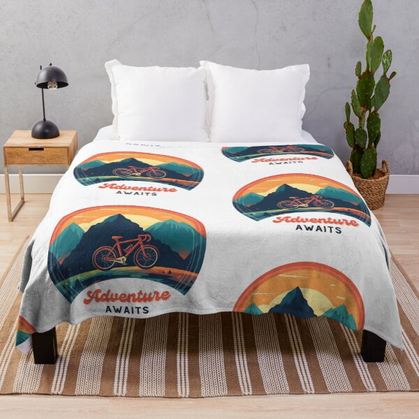 Item preview, Mountain Biking Through the Woods | Adventure Awaits designed and sold by ArtfulDelights.
