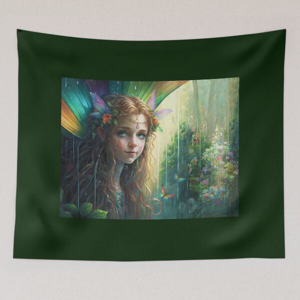 Item preview, SERENE IN HER FOREST HOME designed and sold by Tammera.