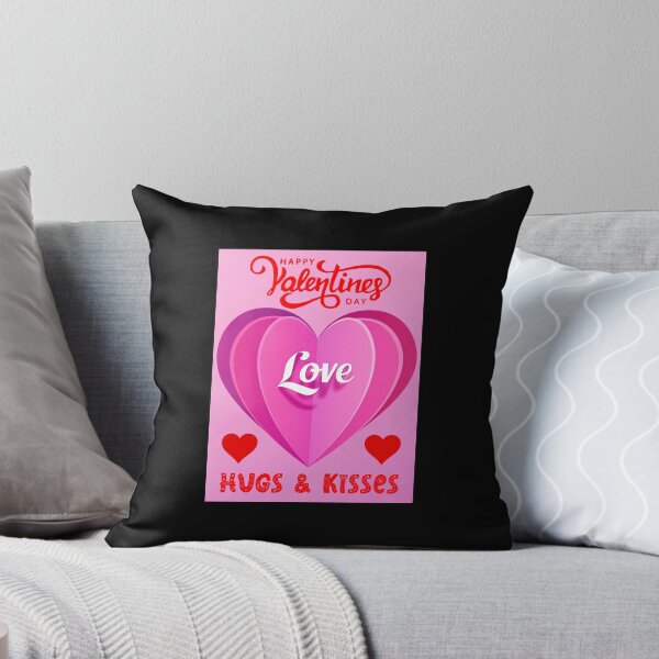 Item preview, Happy Valentine's Day Love Hugs And Kisses Heart designed and sold by teewearstyle.