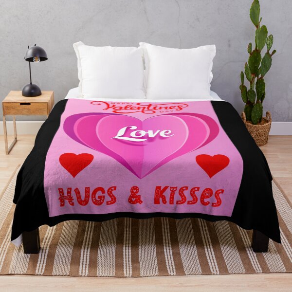 Item preview, Happy Valentine's Day Love Hugs And Kisses Heart designed and sold by teewearstyle.