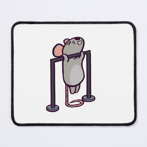 Item preview, Cute Cartoon Rat Chin Ups designed and sold by ThumboArtBumbo.
