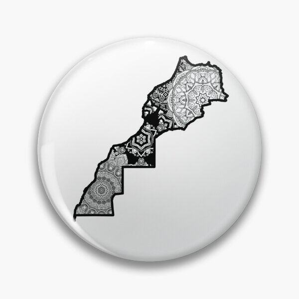 Item preview, Map of Morocco designed and sold by KatsCanvas.