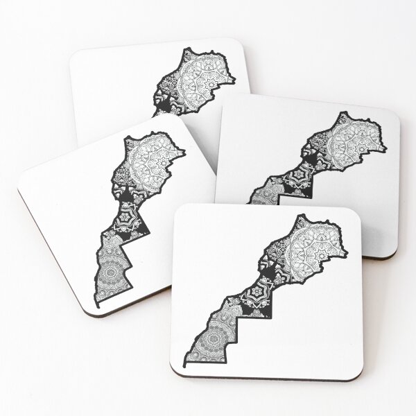 Item preview, Map of Morocco designed and sold by KatsCanvas.