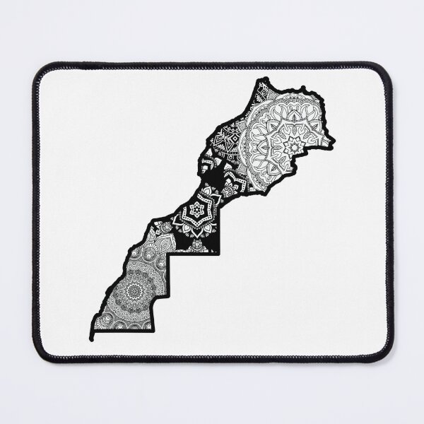 Item preview, Map of Morocco designed and sold by KatsCanvas.