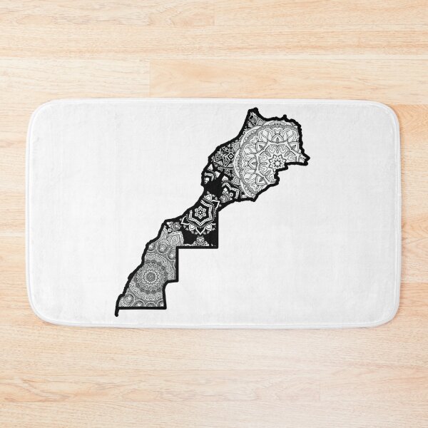 Item preview, Map of Morocco designed and sold by KatsCanvas.