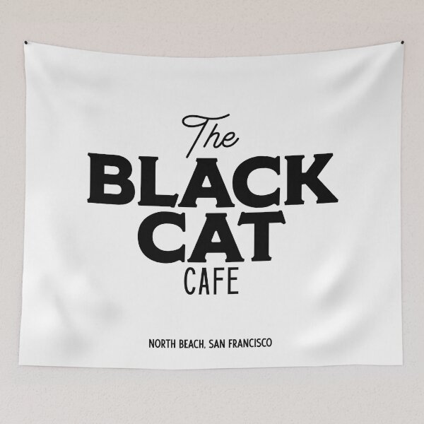 Item preview, The Black Cat Cafe designed and sold by Unspeakable Vice.