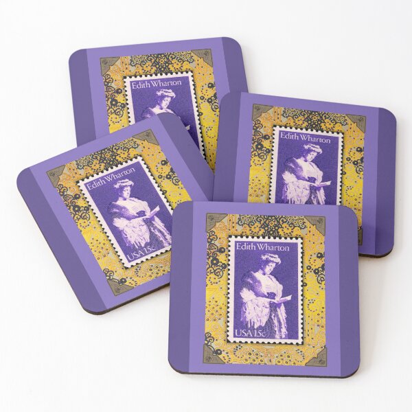 Item preview, Edith Wharton postage stamp assemblage designed and sold by ThsModernWords.