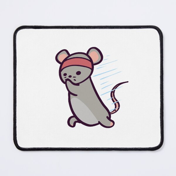 Item preview, Cute Rat Jogging designed and sold by ThumboArtBumbo.