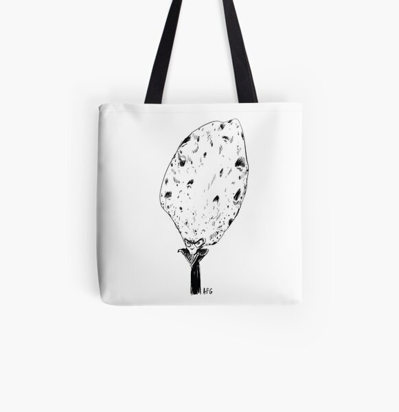 Crater Head Alien All Over Print Tote Bag